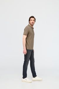 DU/ER Men's Performance Polo Air Flow Pique - Warm Sand