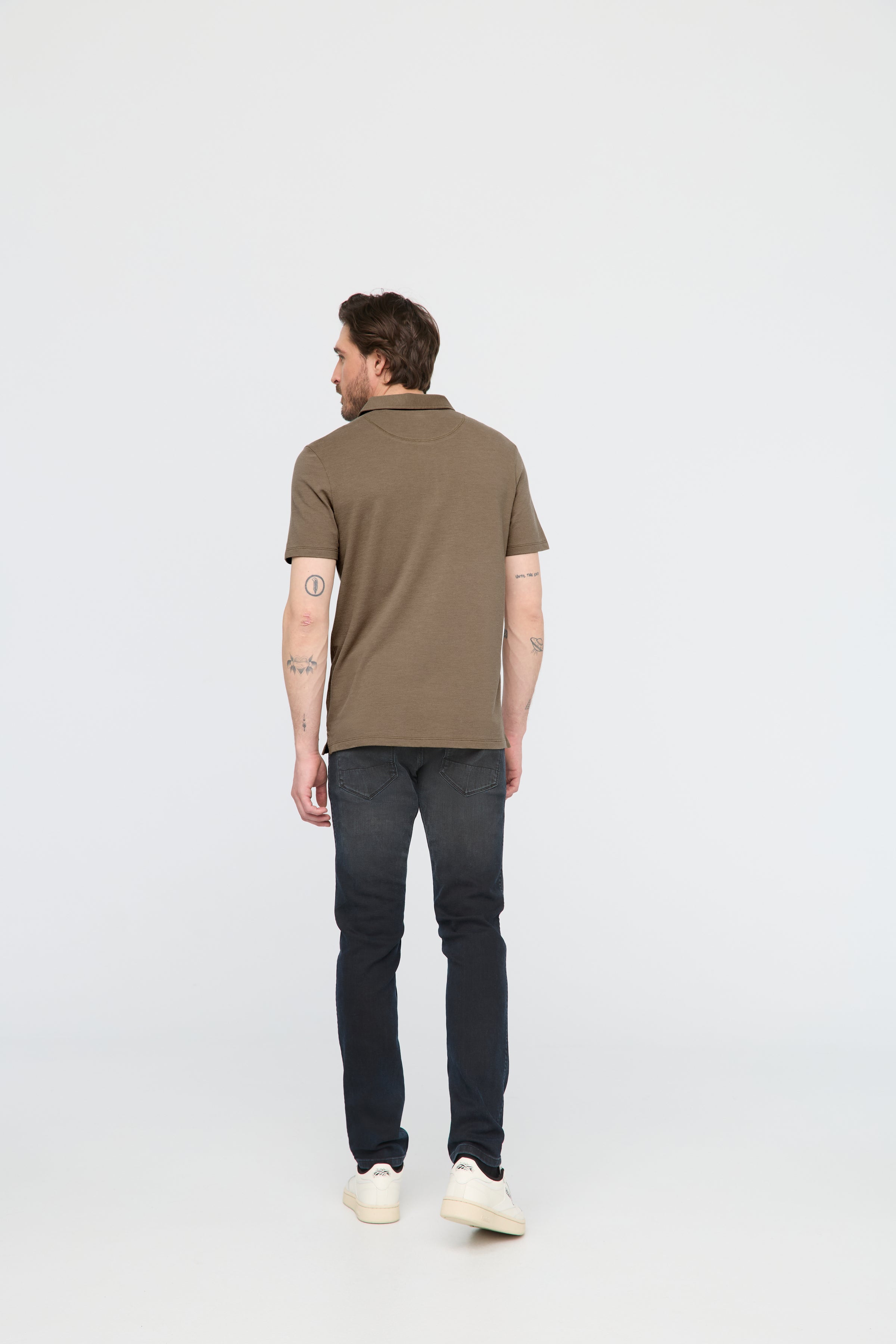 DU/ER Men's Performance Polo Air Flow Pique - Warm Sand