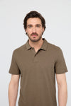 DU/ER Men's Performance Polo Air Flow Pique - Warm Sand