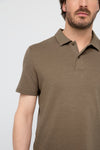 DU/ER Men's Performance Polo Air Flow Pique - Warm Sand