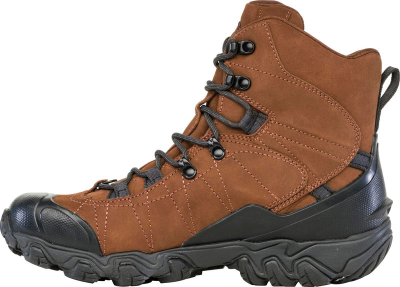 OBOZ Men Bridger 8" Insulated Waterproof - Grizzly