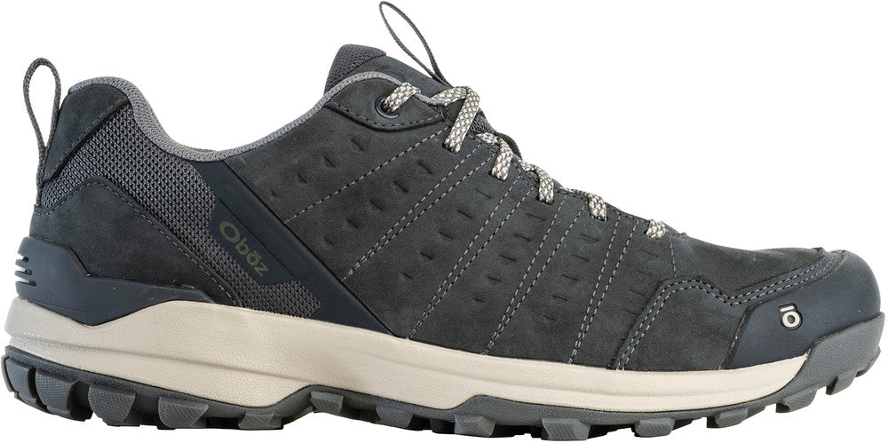 OBOZ Men Sypes Low Leather B-Dry - Lava Rock