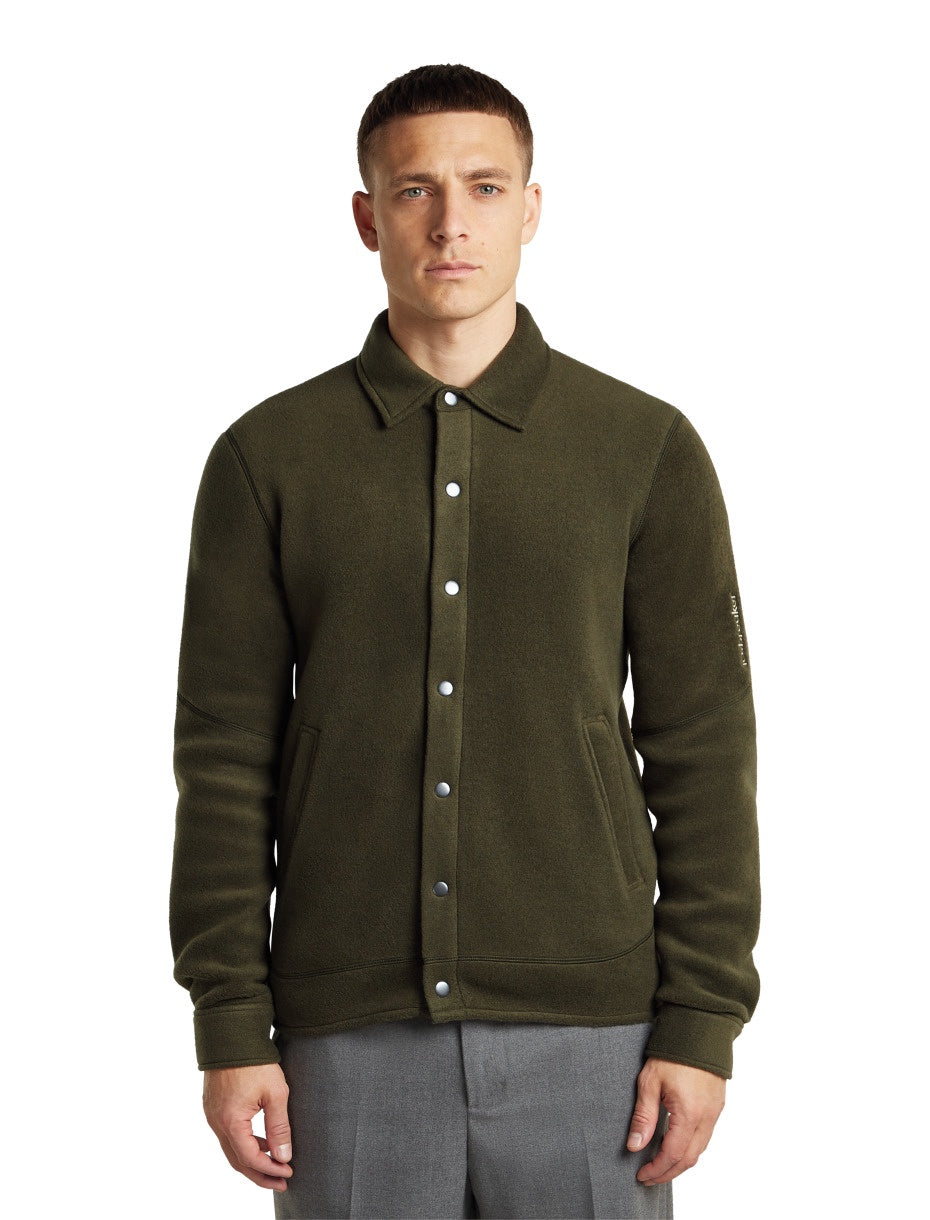 ICEBREAKER Men's M 800 RF Classic Pile Shacket - DK Loden