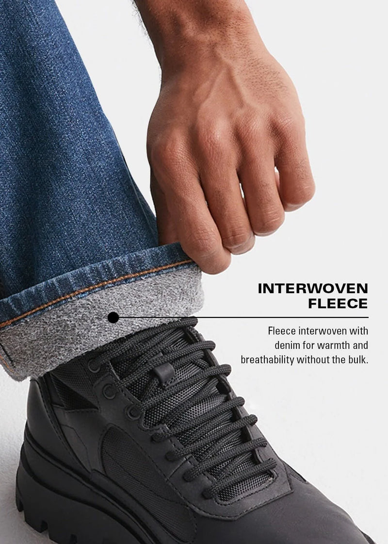 DU/ER Men's Tech Fleece Denim Relaxed Taper
