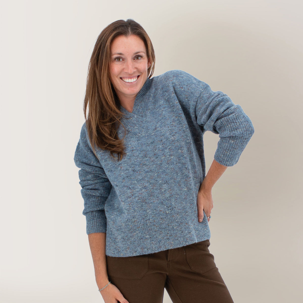 AVENTURA Elsa Sweater - Crown Blue