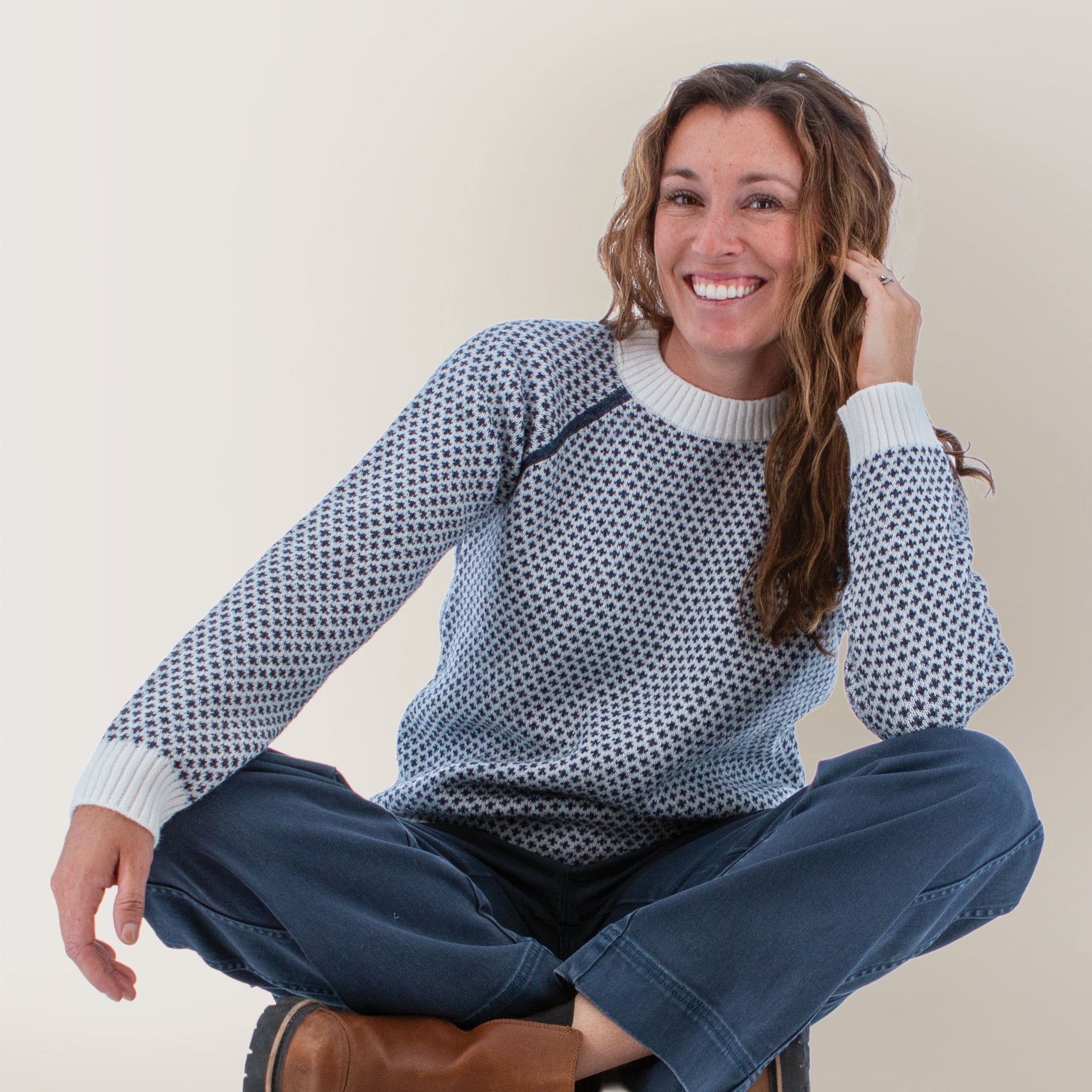AVENTURA Bridie Sweater - Snow White