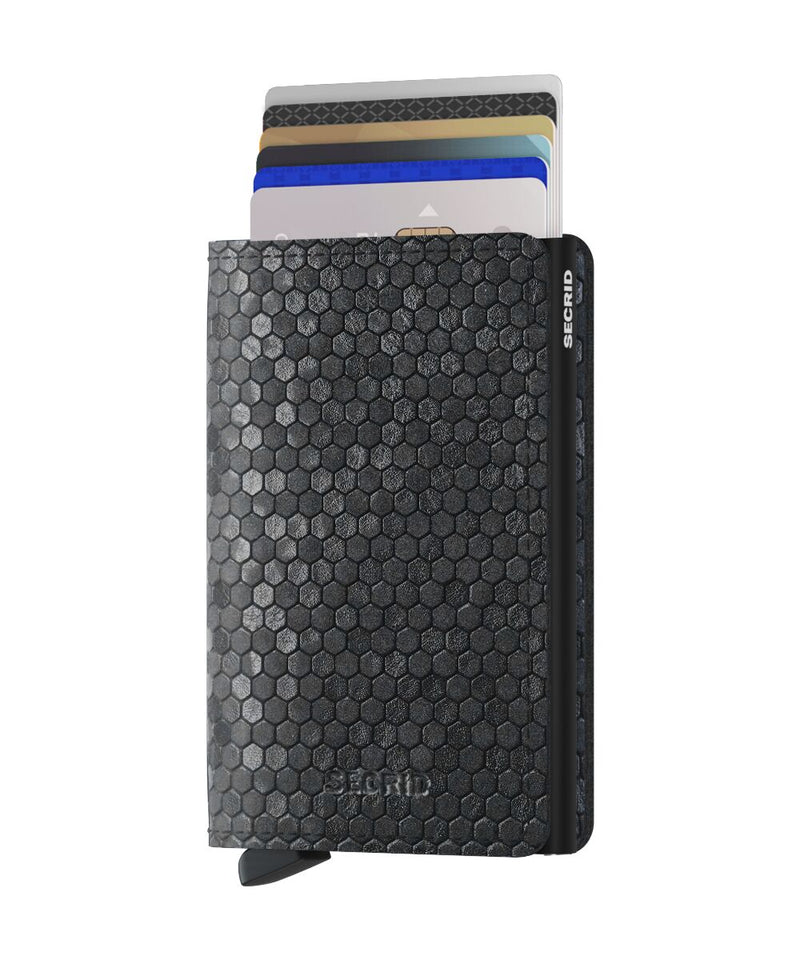 SECRID Slimwallet - Hexagon Black