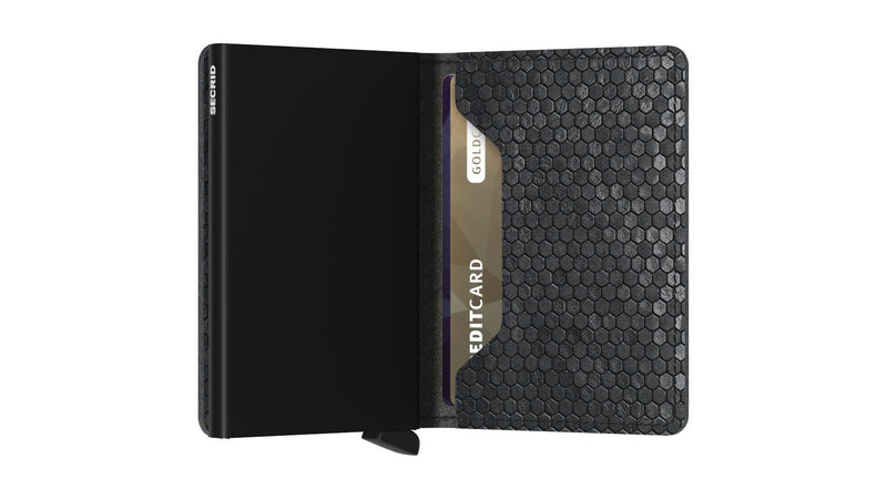 SECRID Slimwallet - Hexagon Black