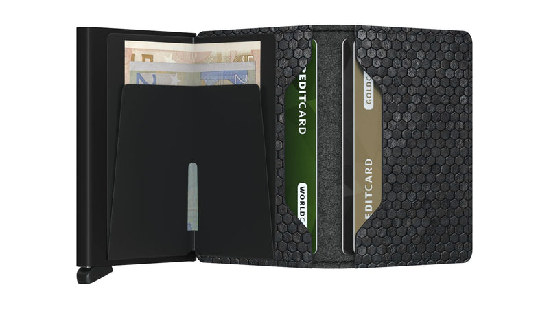 SECRID Slimwallet - Hexagon Black