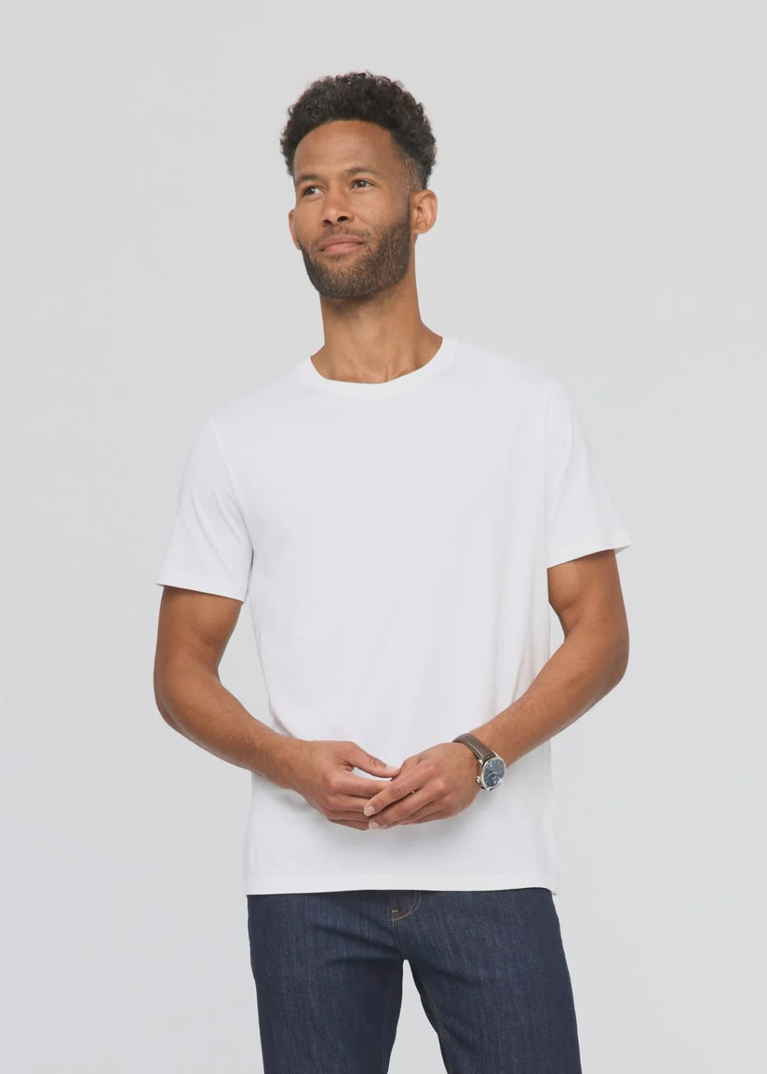 DU/ER Men's PurePima Tee - White