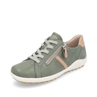 REMONTE Women's Sneaker R1432-52 - Green Combination