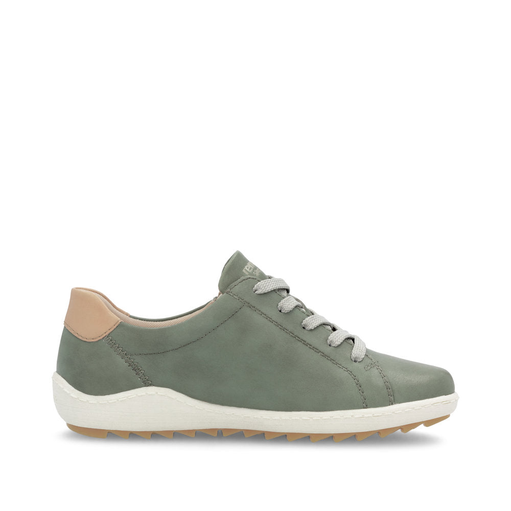 REMONTE Women's Sneaker R1432-52 - Green Combination