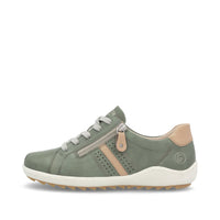 REMONTE Women's Sneaker R1432-52 - Green Combination