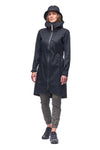 Indyeva RISELA Long Rain Coat - Black