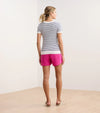 Hatley Simone Knit Tee - Navy & White Stripe