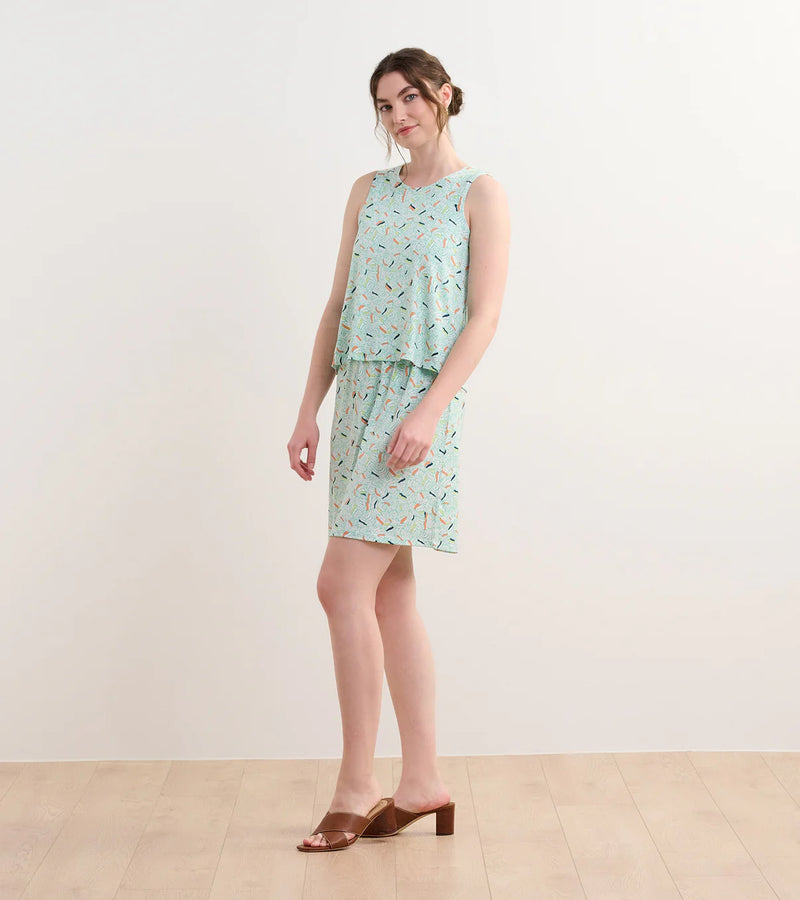 Hatley -Roberta Dress- Organic Leaves