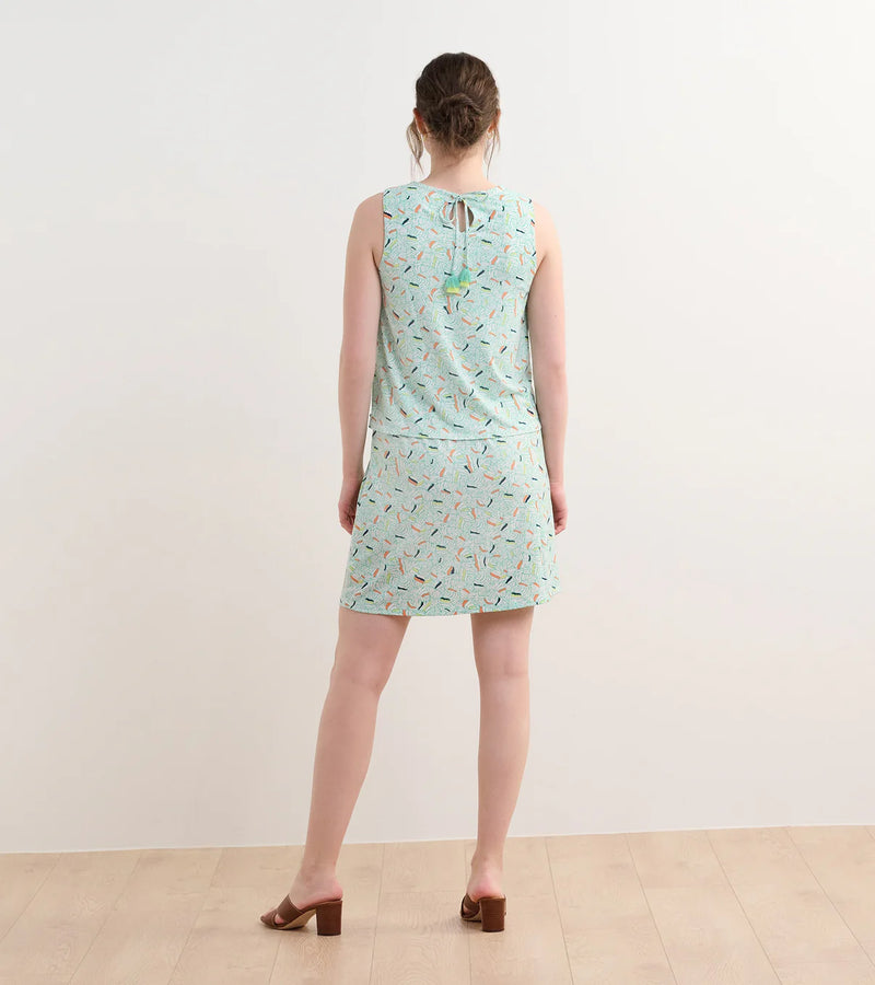 Hatley -Roberta Dress- Organic Leaves