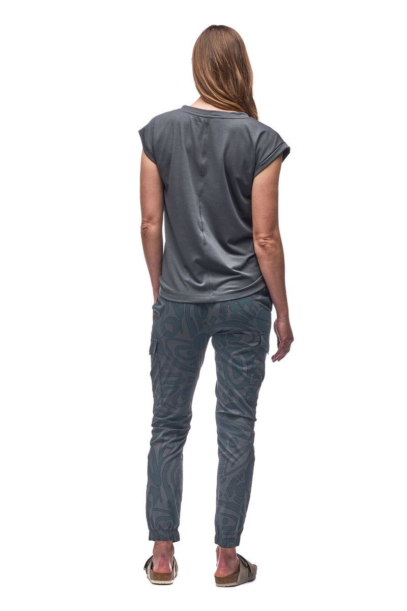 Indyeva - Sofi III V-Neck Top - Thyme