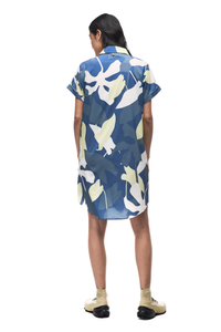 INDYEVA Frivol Dress - Lemon Oasis Print