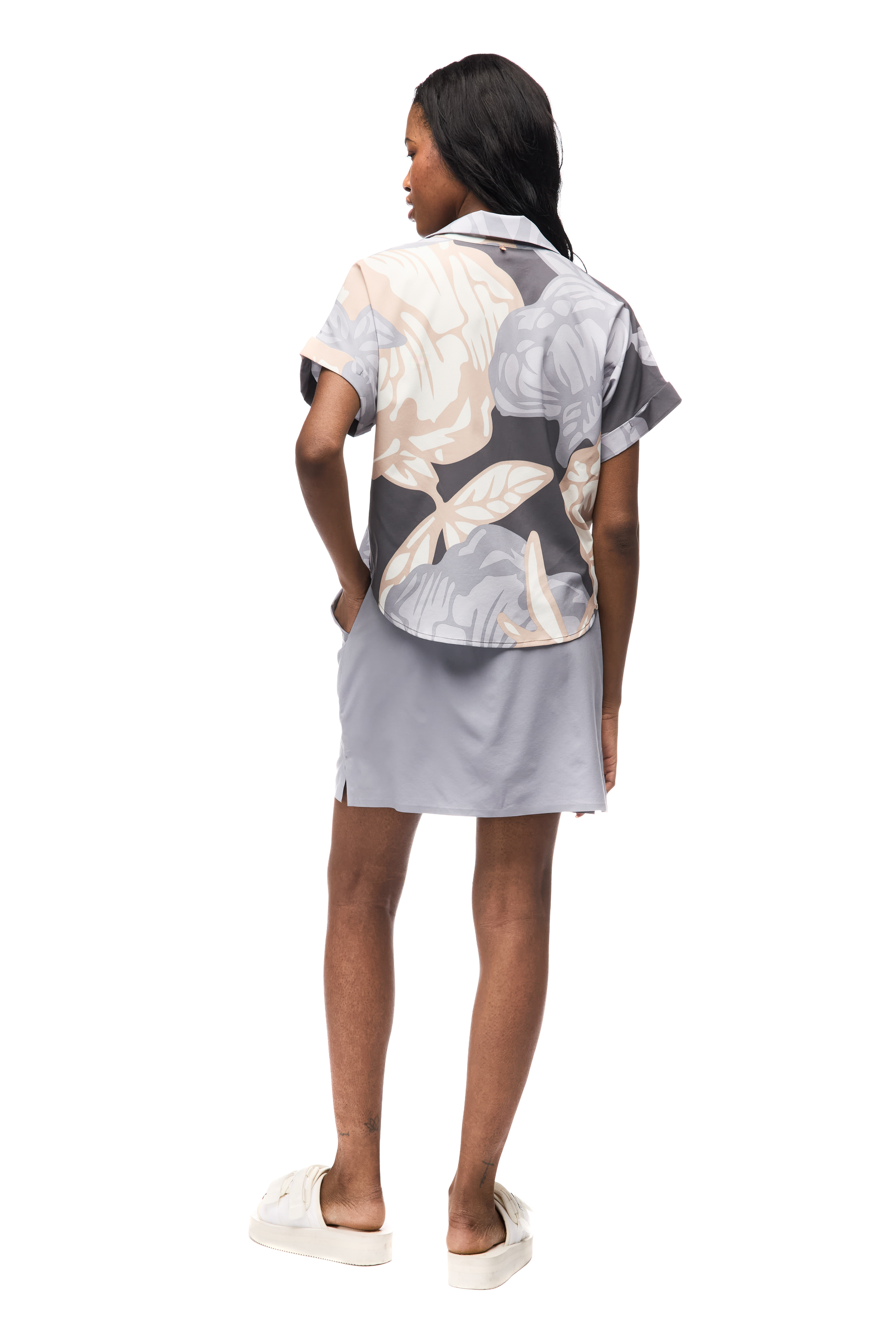 INDYEVA Frivol Shirt - Boreal Piwonia Print