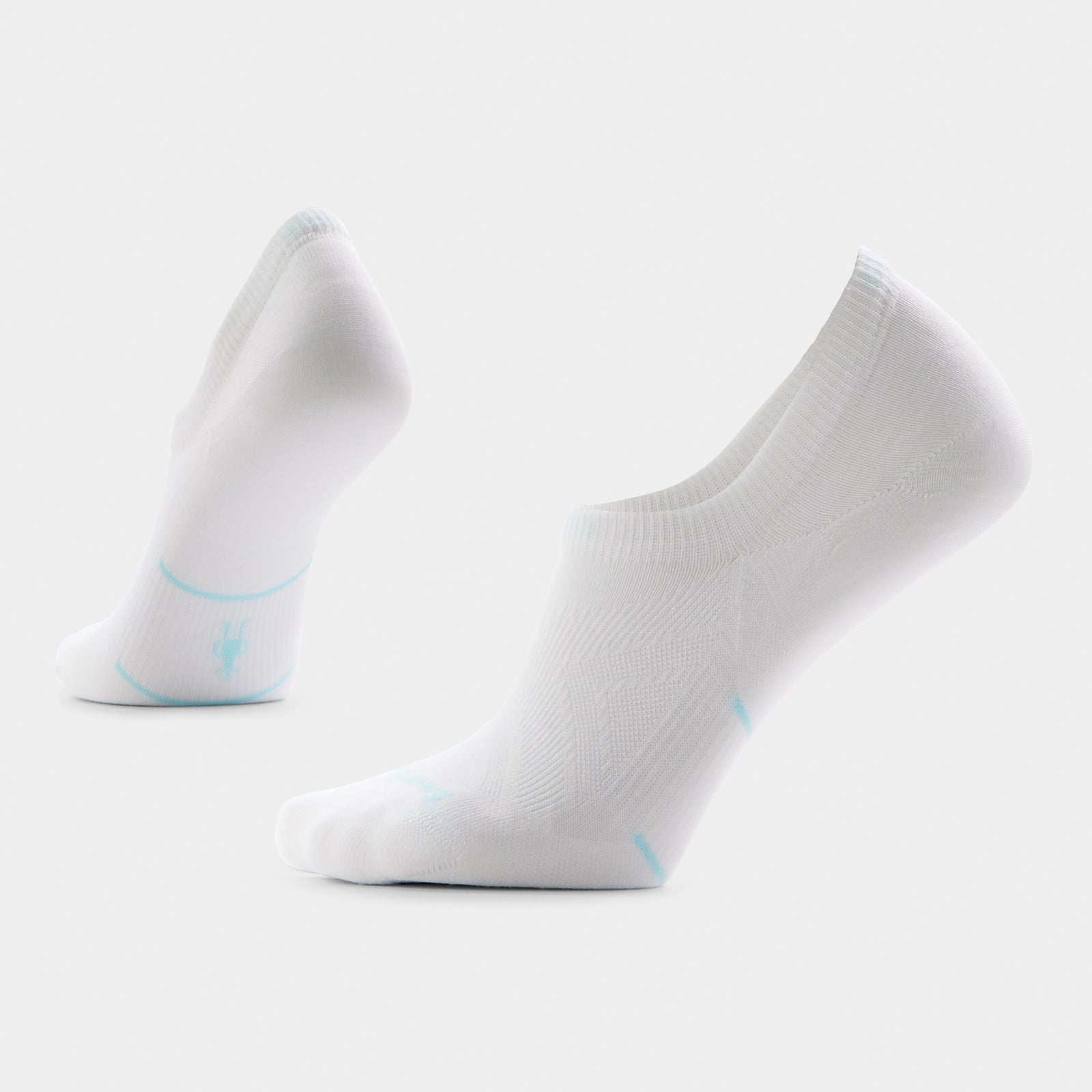 SMARTWOOL Women's Run No Show Socks - White