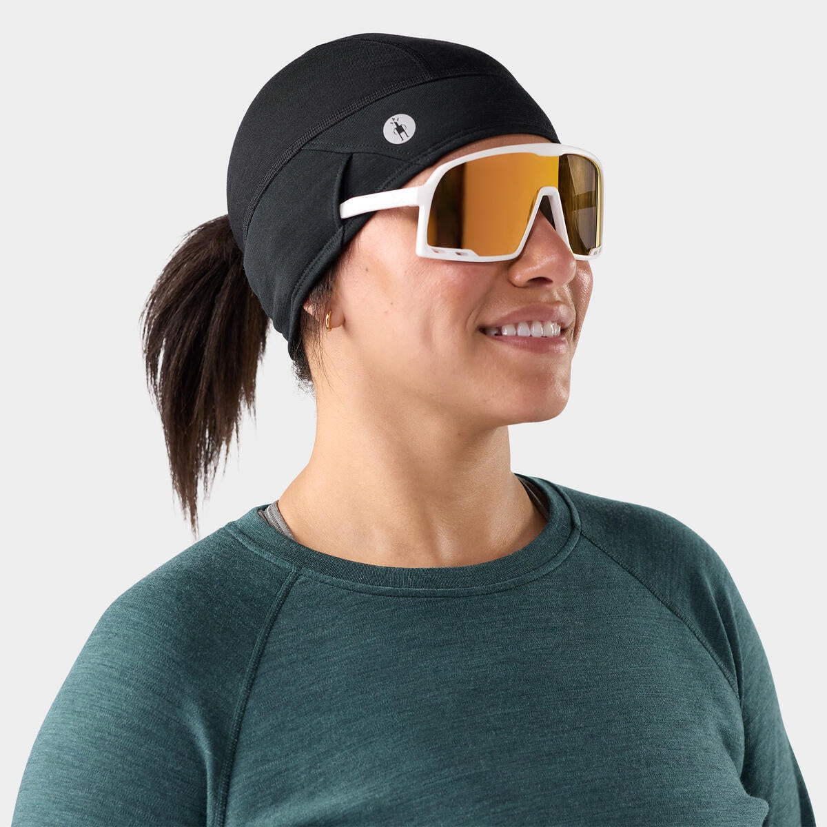 SMARTWOOL Active Fleece Ponytail Beanie - Black