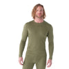 Smartwool Mens Merino Classic Baselayer Crew - Winter Moss Heather