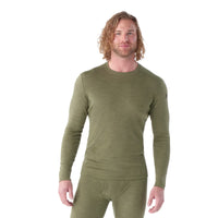 Smartwool Mens Merino Classic Baselayer Crew - Winter Moss Heather