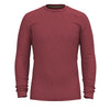 Smartwool Mens Merino Classic Baselayer Crew - Currant Heather