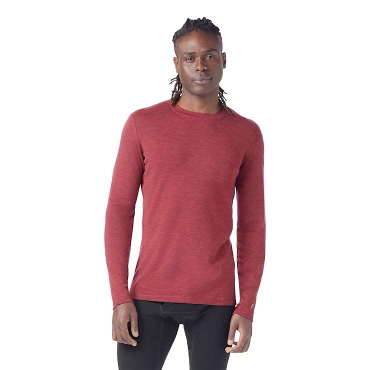 Smartwool Mens Merino Classic Baselayer Crew - Currant Heather