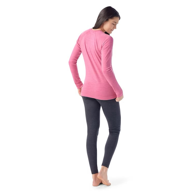 Smartwool Women Thermal Baselayer Boxed Crew- Garden Pink