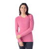 Smartwool Women Thermal Baselayer Boxed Crew- Garden Pink