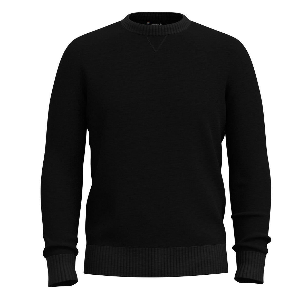 SMARTWOOL Men's Sparwood Crew Sweater - Black