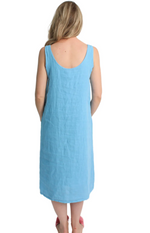 W's Moderna Slit Dress - Glacier Blue