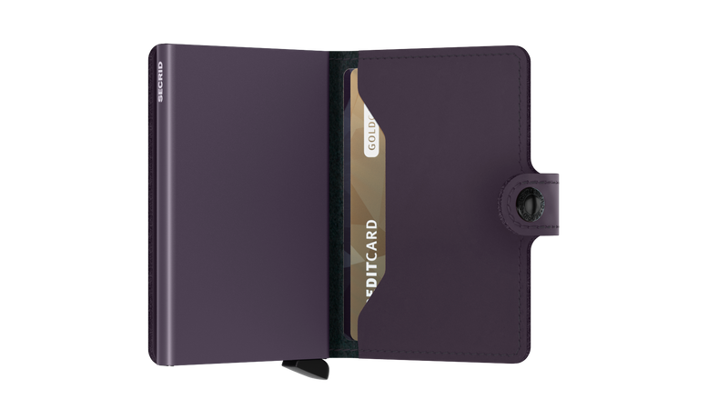 SECRID Miniwallet - Matte Dark Purple