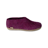 GLERUPS Leather Sole Shoe - Cranberry