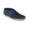 GLERUPS Leather Sole Shoe - Denim