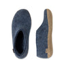 GLERUPS Leather Sole Shoe - Denim