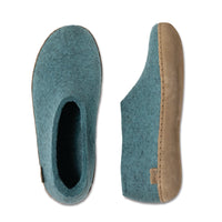 GLERUPS Leather Sole Shoe - North Sea