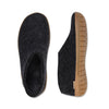 GLERUPS Rubber Sole Shoe - Charcoal