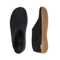 GLERUPS Rubber Sole Shoe - Charcoal