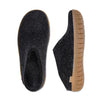 GLERUPS Rubber Sole Slip On - Charcoal