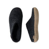 GLERUPS Leather Sole Slip On - Charcoal