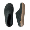 GLERUPS Leather Sole Slip On - Forest