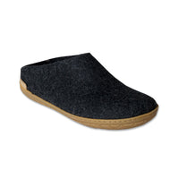 GLERUPS Rubber Sole Slip On - Charcoal