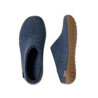 GLERUPS Rubber Sole Slip On - Denim