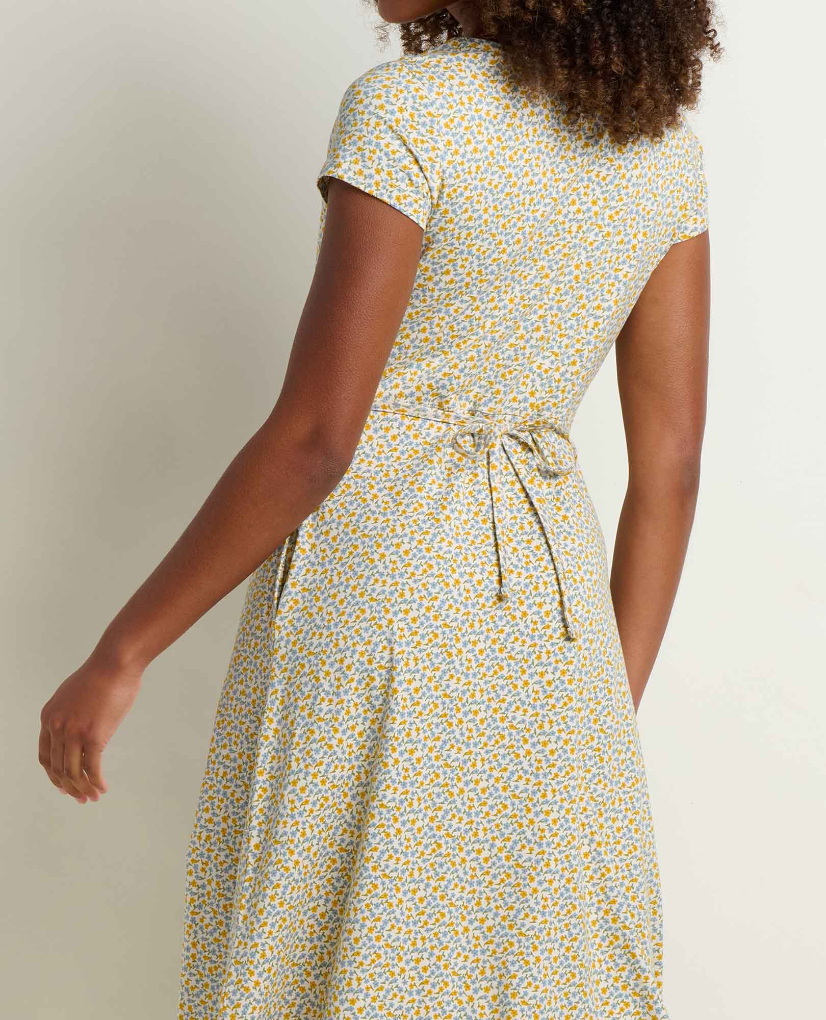 TOAD & CO. Women's Rose Midi Dress - Gold Print