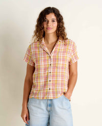 TOAD & CO. Women's Camp Cove Shirt - Gold Pattern