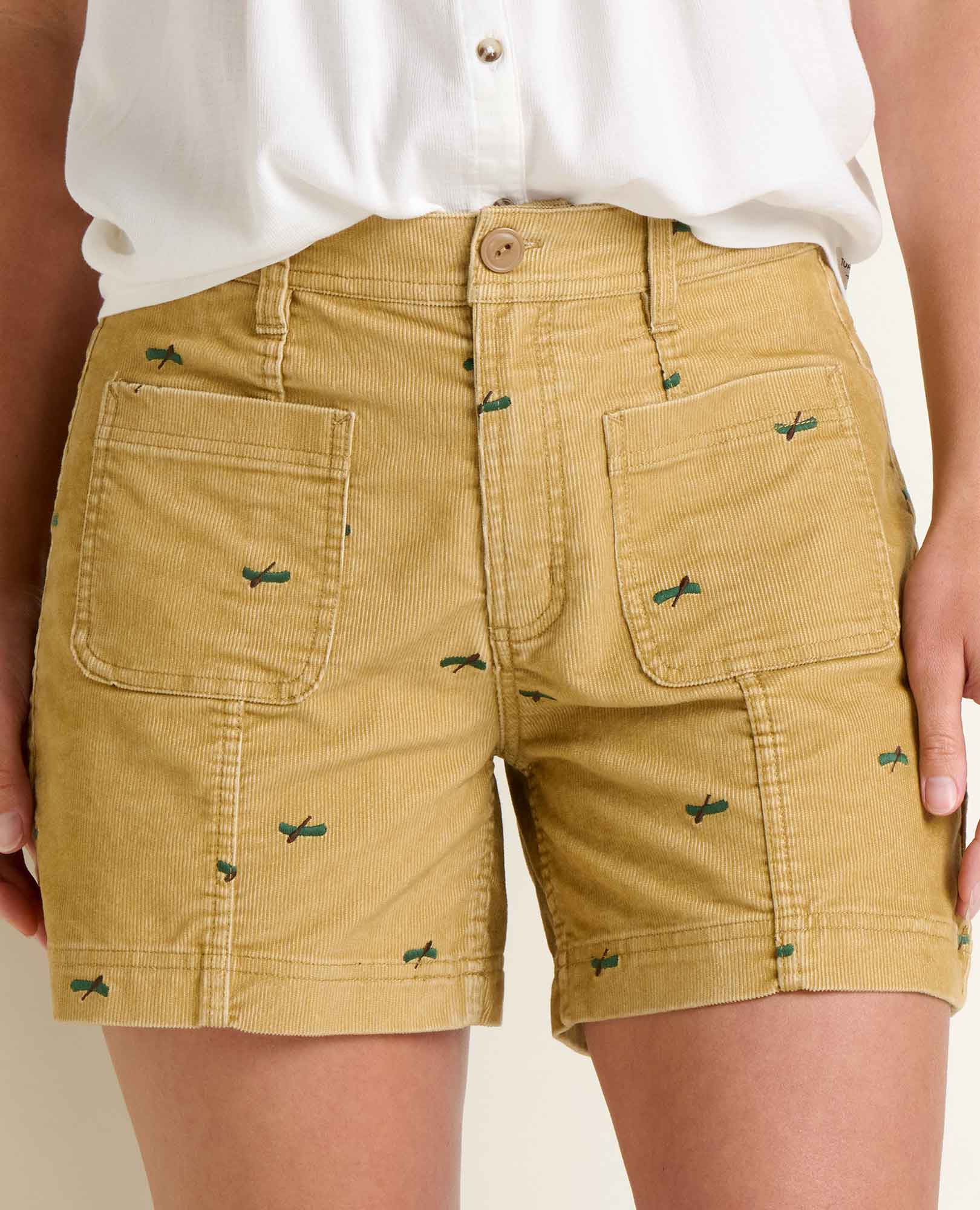 TOAD & CO. Women's Coaster Cord Short - Starfish Embroidery