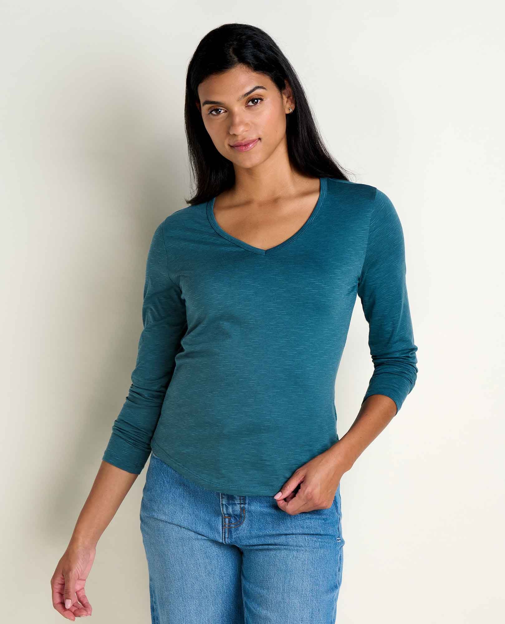 TOAD & CO Women's Marley Long Sleeve Tee - Twilight
